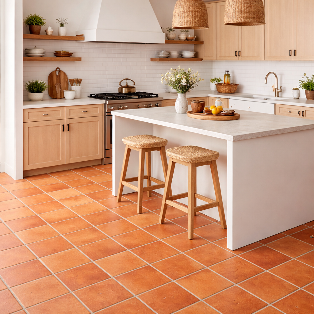 12x12 Traditional Saltillo Tile: Handmade Saltillo Flooring