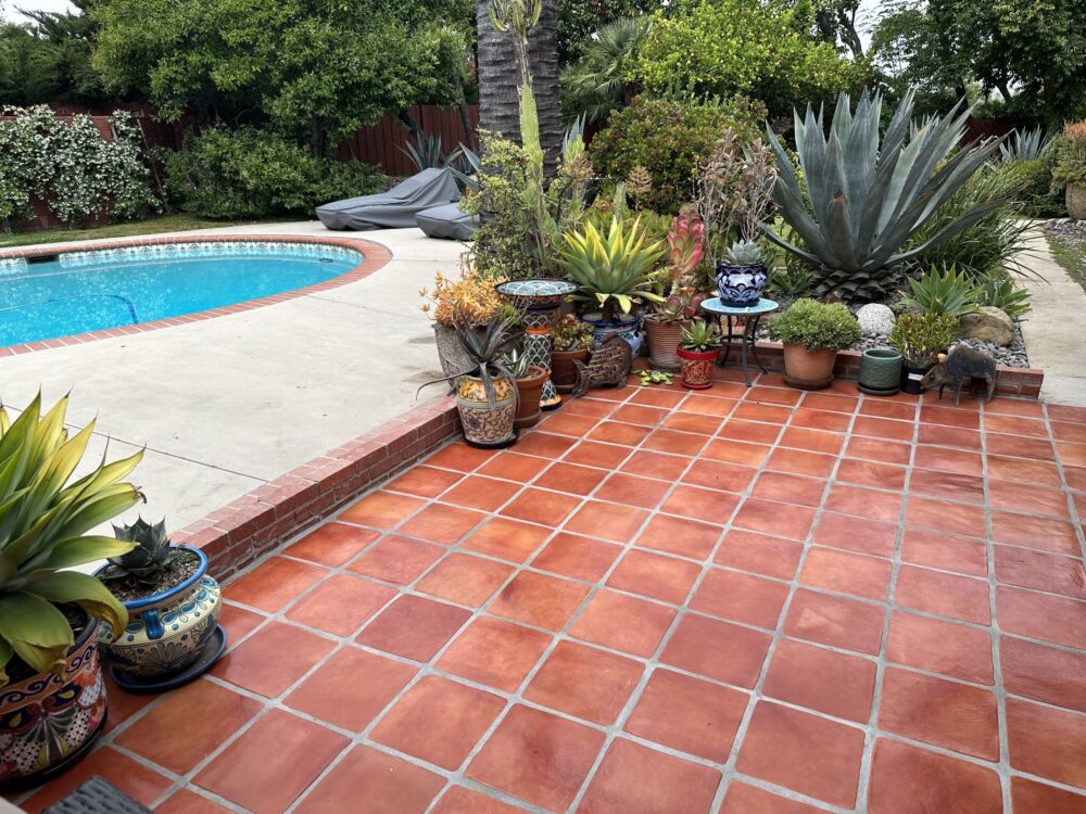 12x12 mission red saltillo floor