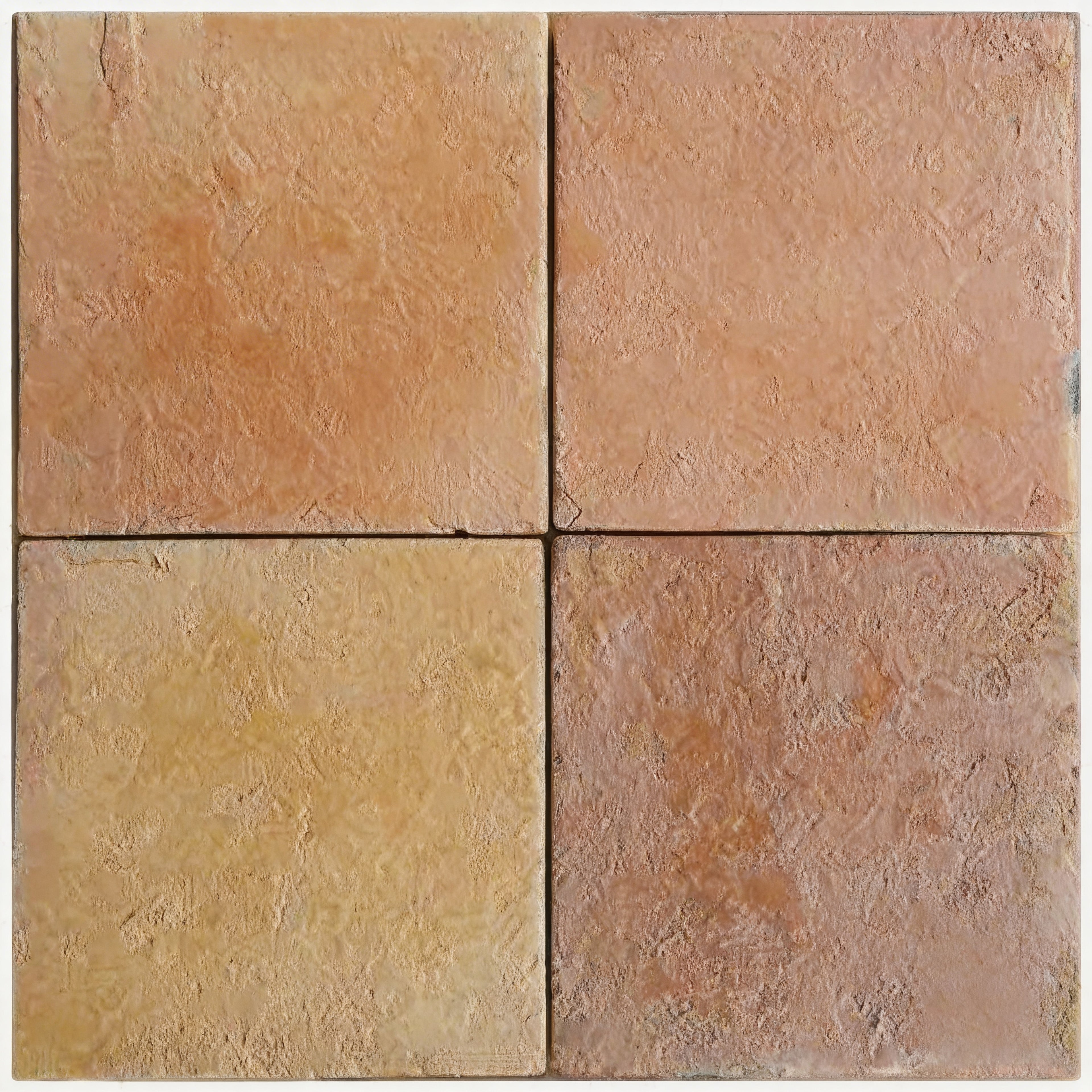 12x12 Antique Saltillo Terracotta Tile Flooring