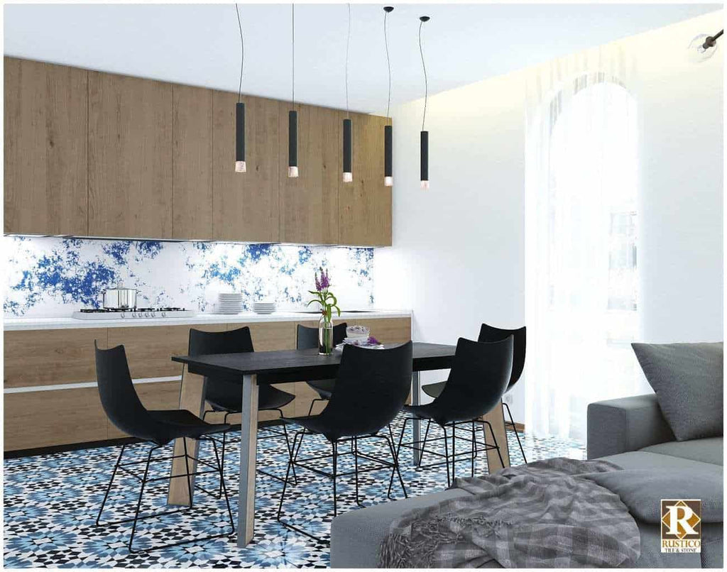 moroccan mosaic tile floor