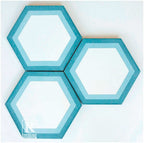 RTS23 Blue Hexagon Cement Tile