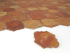 Arabesque (San Felipe) Tile Pattern in a Traditional Saltillo Terracotta Color