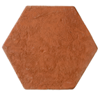 hexagon reclaimed terracotta tile