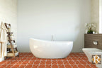 antique saltillo in star cross tile pattern
