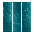 Glazed Turquoise Terracotta Tile in 2.5 x 8 inches