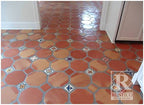 12x12 Octagon Tile in Spanish Mission Red