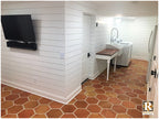 honeycomb terracotta floor tile