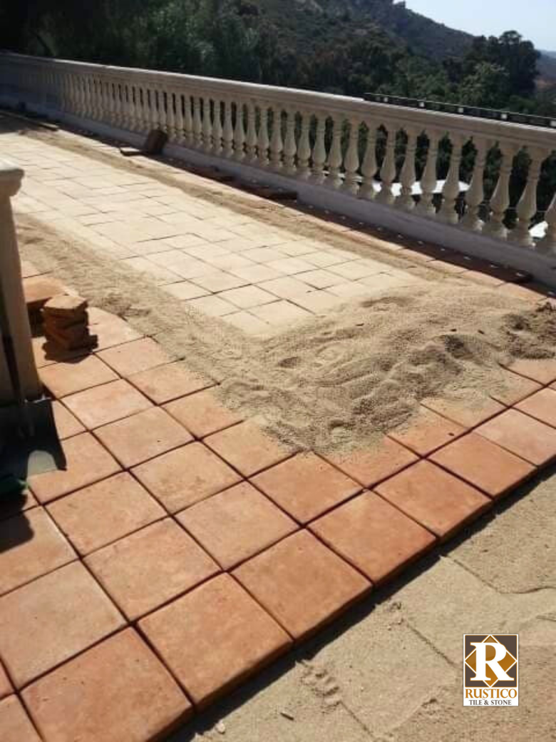 mission red terracotta paver