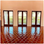 arabesque spanish mission red terracotta floor