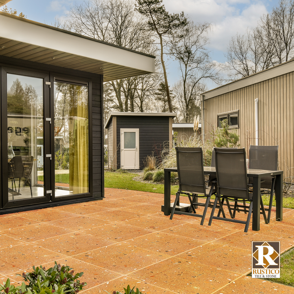 Cantera Natural Stone Tile Pavers in Naranja