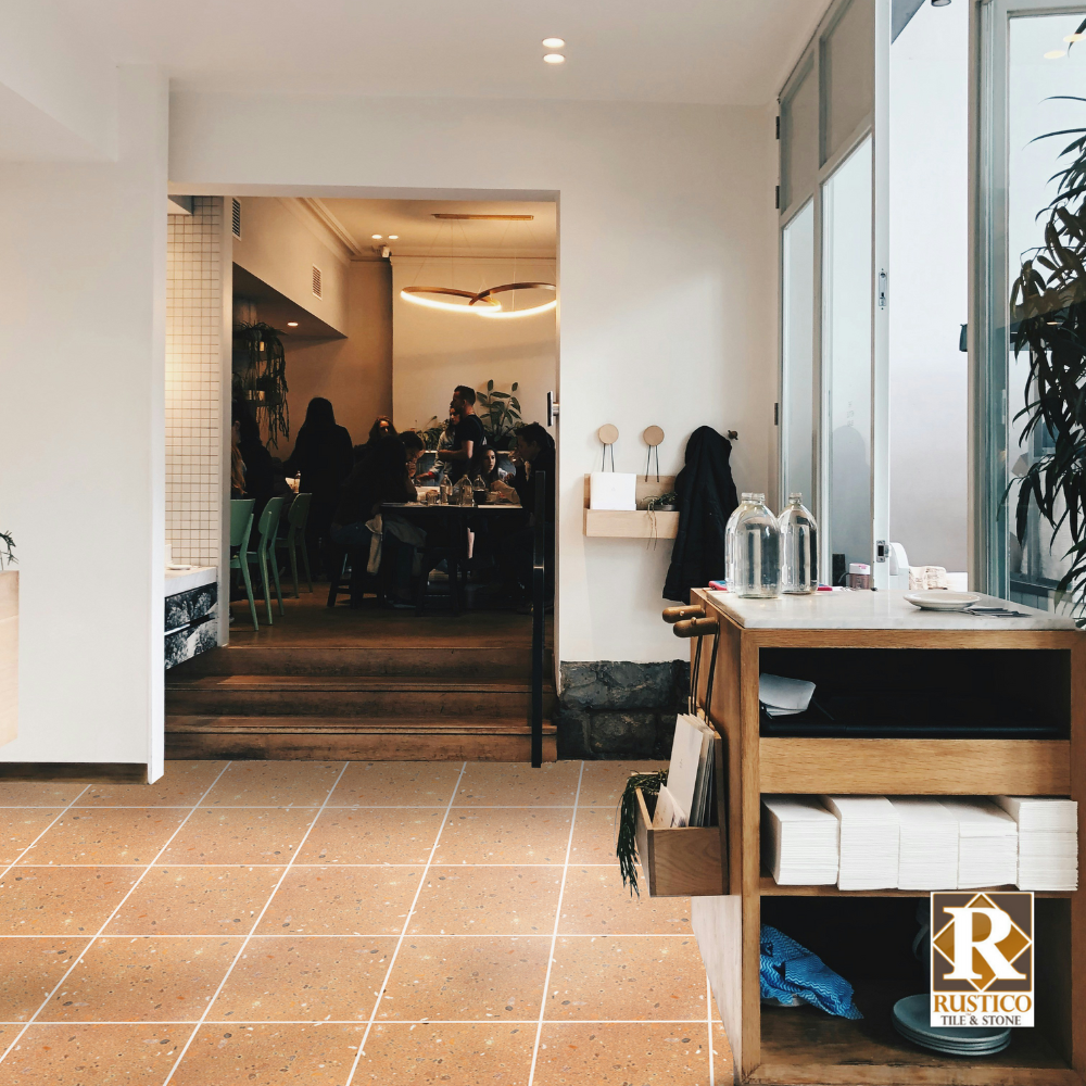 naranja cantera stone tile for restaurant