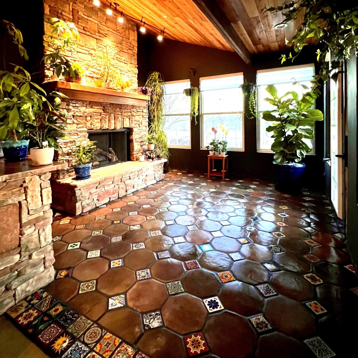 octagon terracotta tile in broken bow oklahoma