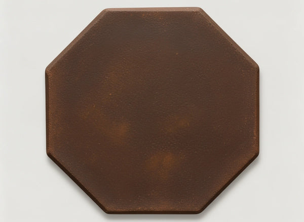 12x12 Octagon Saltillo Tile in Manganese