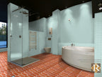 picket saltillo tile pattern with glazed terracotta tiles for walls