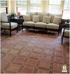 picket pattern terracotta tile
