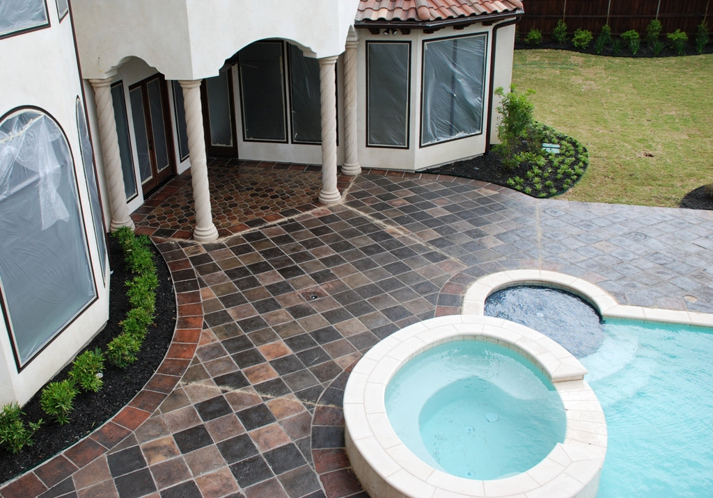 12x12 Manganese Saltillo Tile