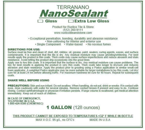 sealer for cement tile