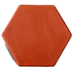 spanish mission red hexagon terracotta tile