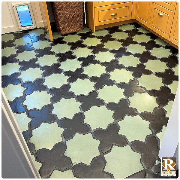 star cross tile pattern