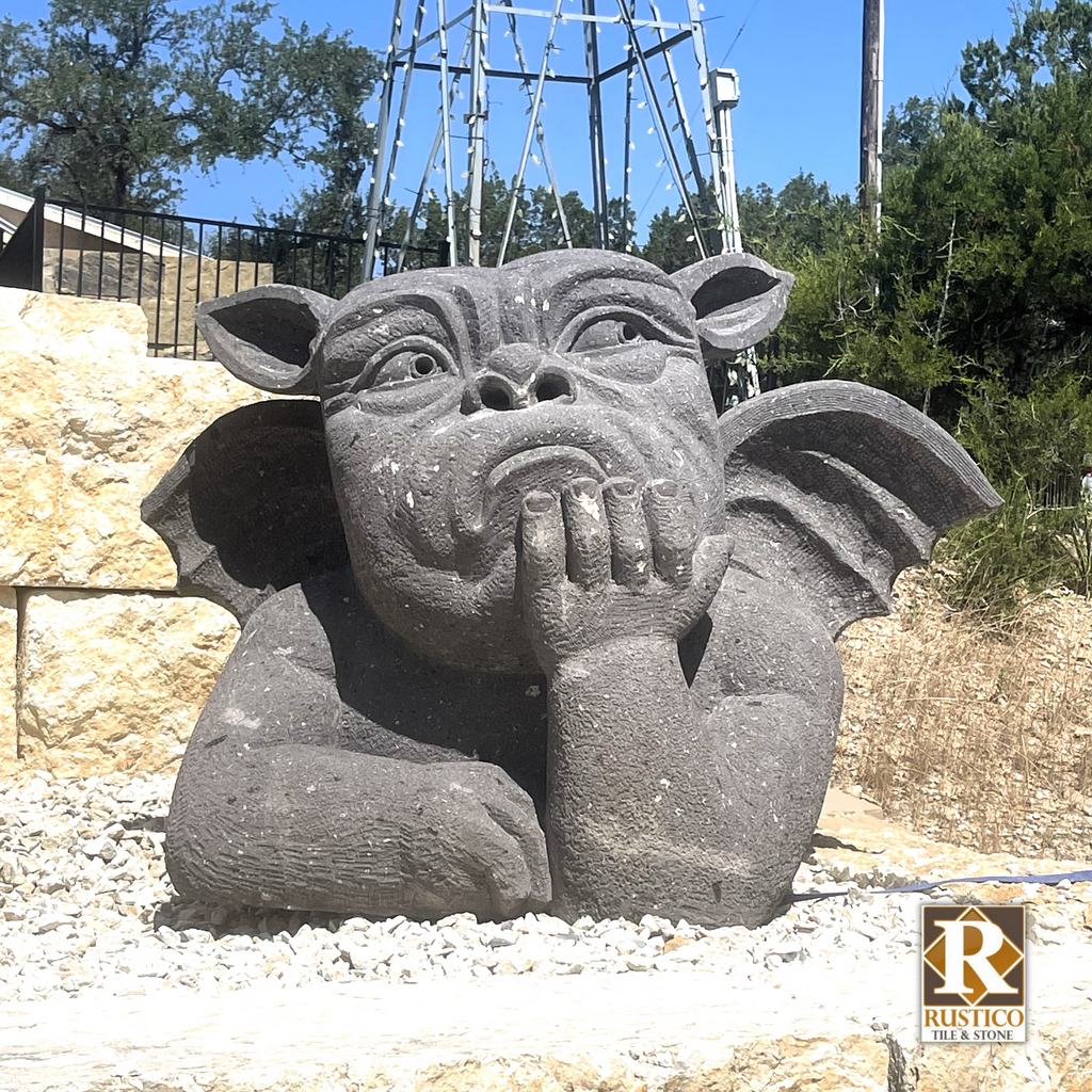 stone gargoyle statue