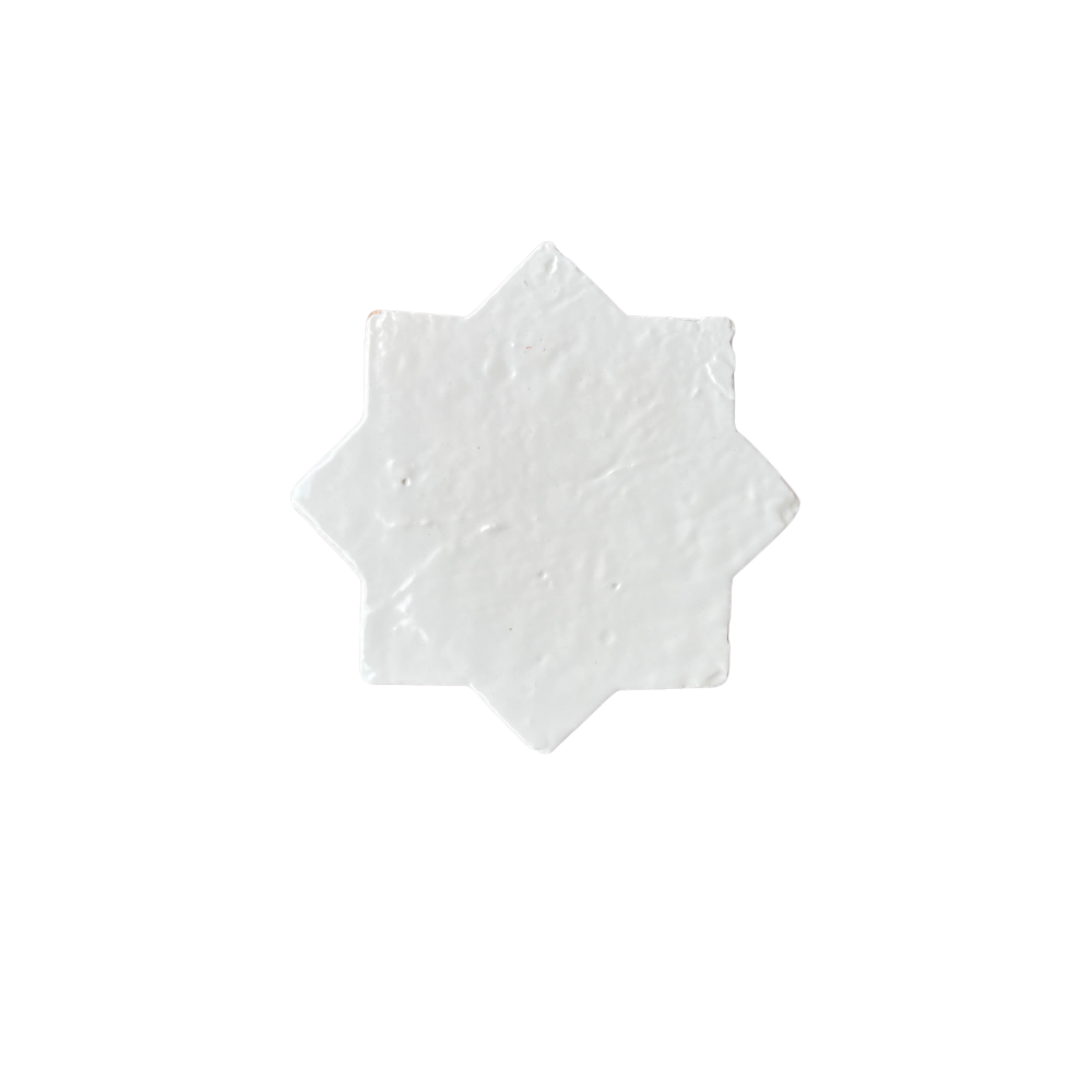 white star glazed saltillo tile