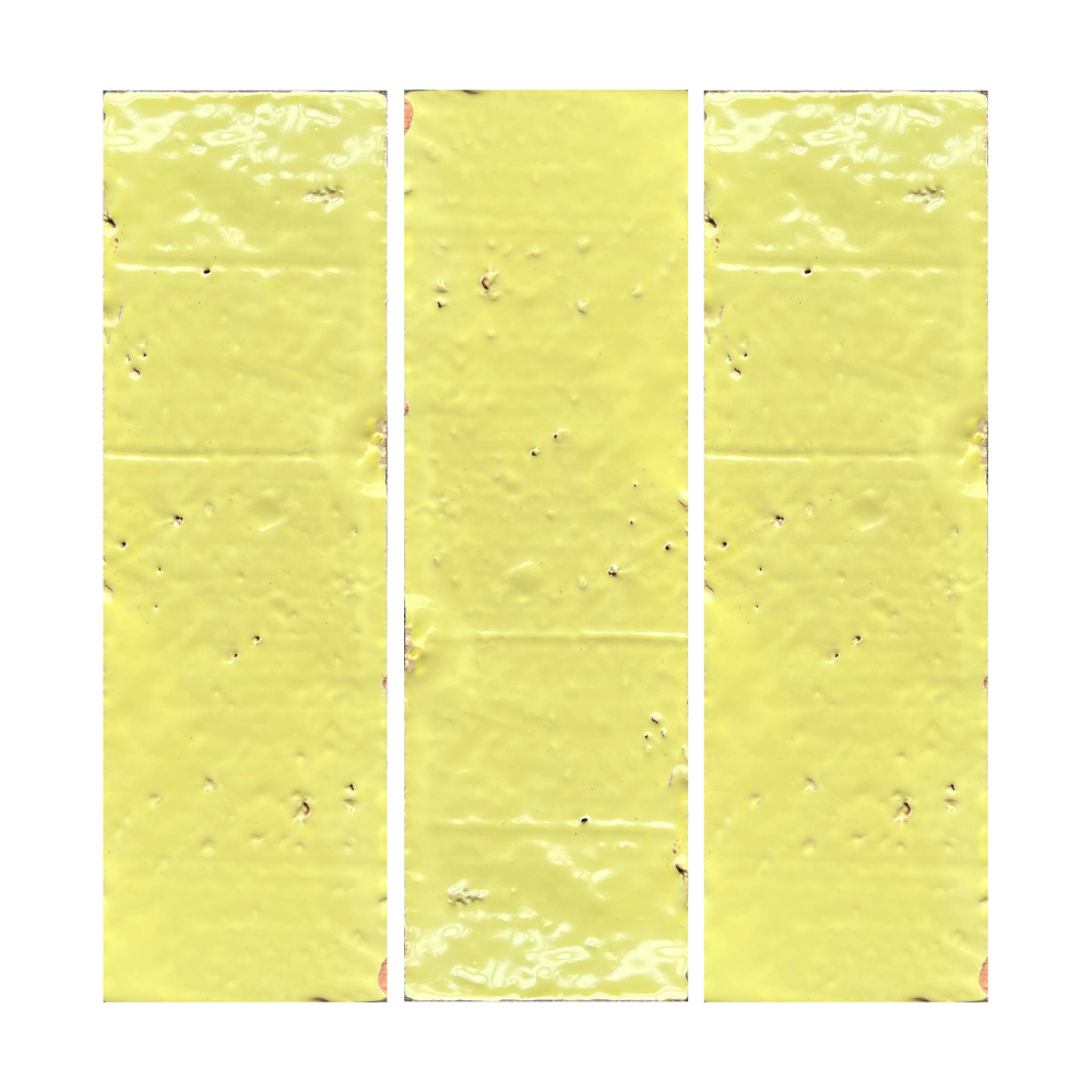 yellow zellige like tile